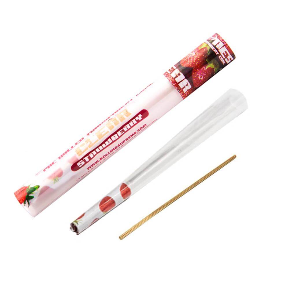 Cone Cyclone Clear Strawberry (Morango)