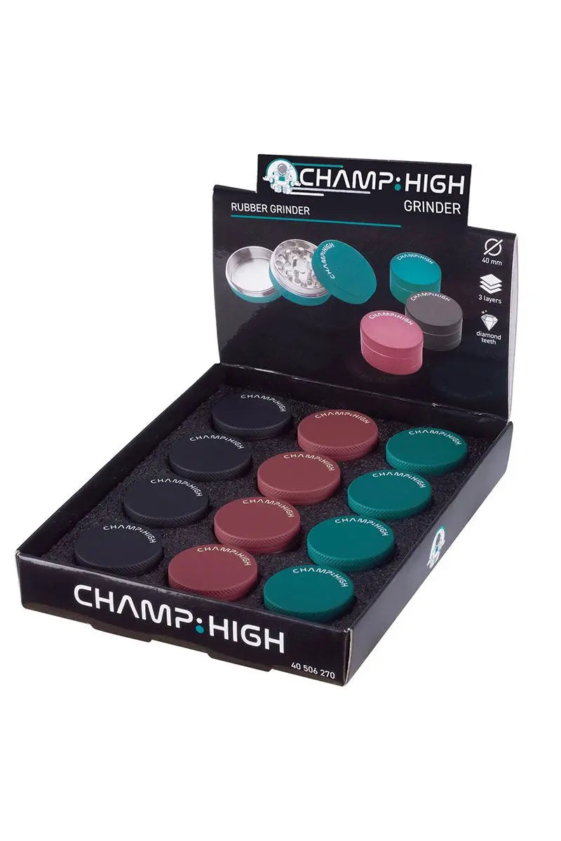 Grinder Champ High (Revestido a Borracha) 40mm