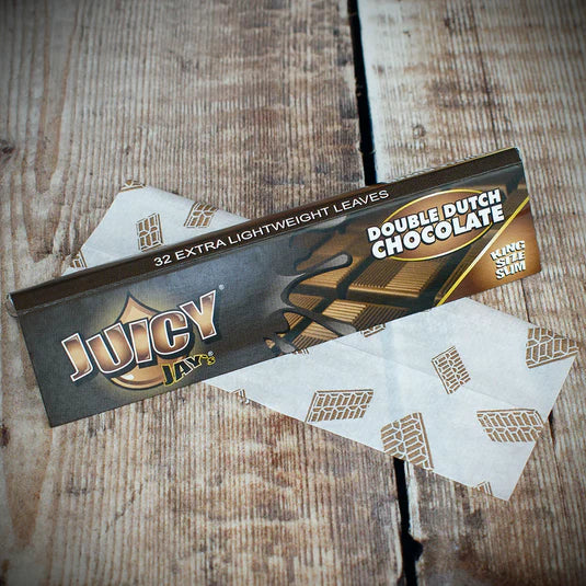 Juicy Jay King Size Double Dutch Chocolate (Chocolate Holandês)