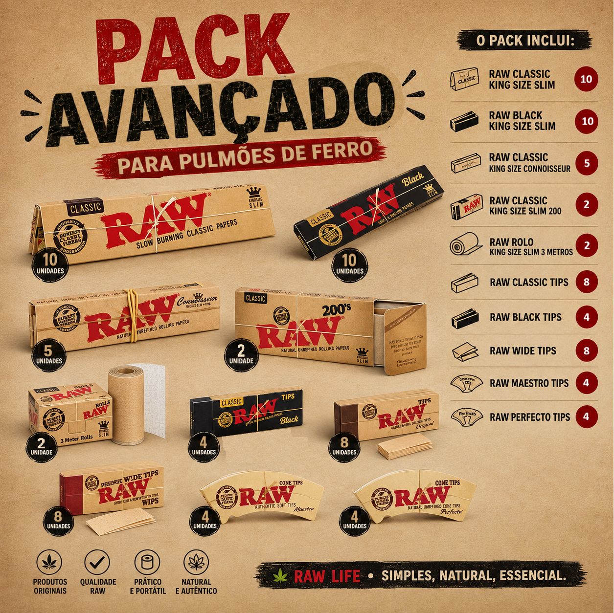 RAW Pack AVANÇADO