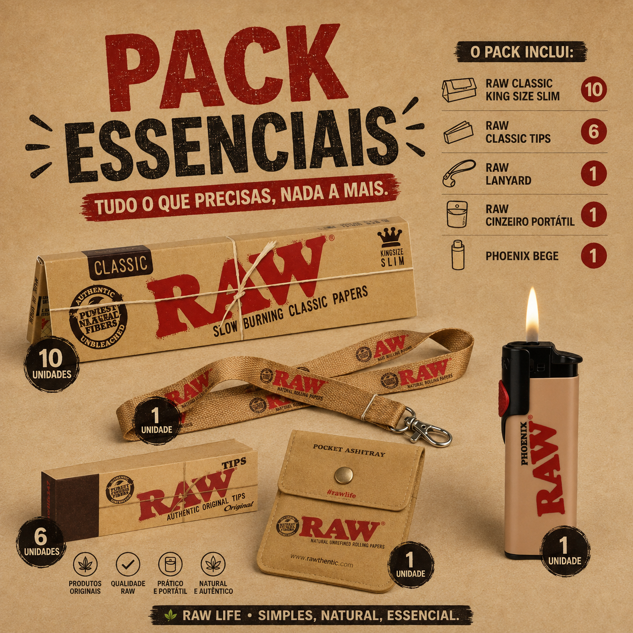 RAW Pack Essenciais
