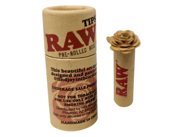 Filtros Pré-rolled RAW Rose Tips