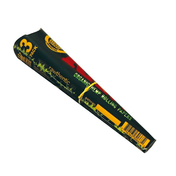 Cones Triplos RAW Black Hemp King Size