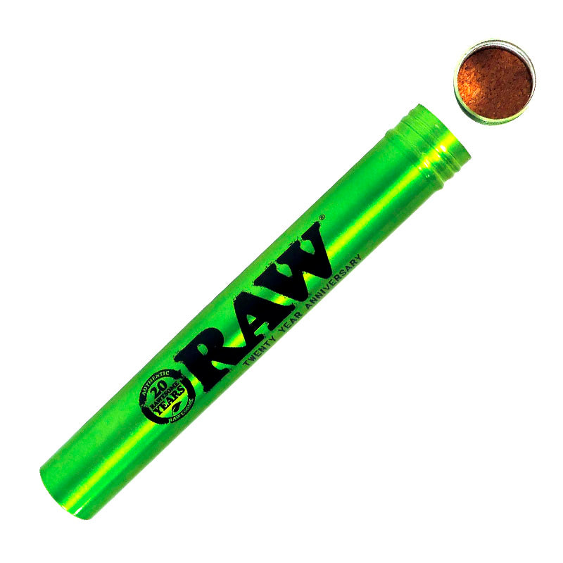 RAW Metal Stash Tube Emerald