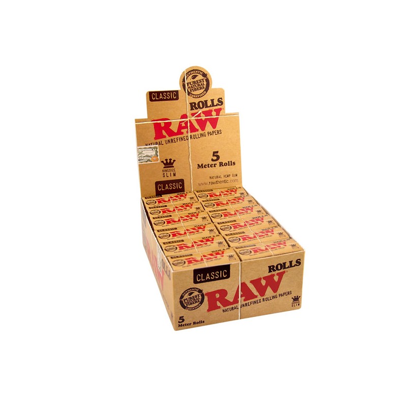 Rolos RAW King Size Classic Slim 5 metros