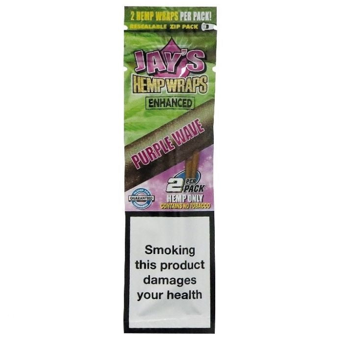 Juicy Jay Hemp Wraps Enhanced Purple Wave (Grape Ice Cream )