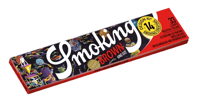Smoking King Size Brown + Tips (Edição Paper Creators)
