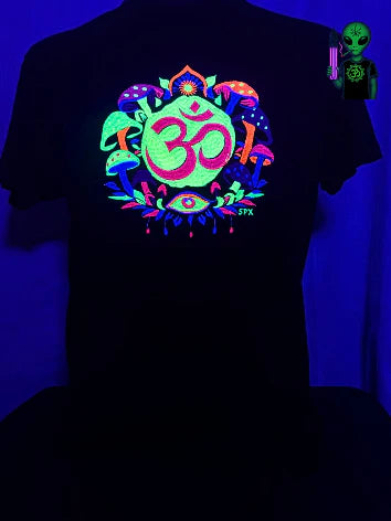 Bordado Mandala Ohm Mushrooms