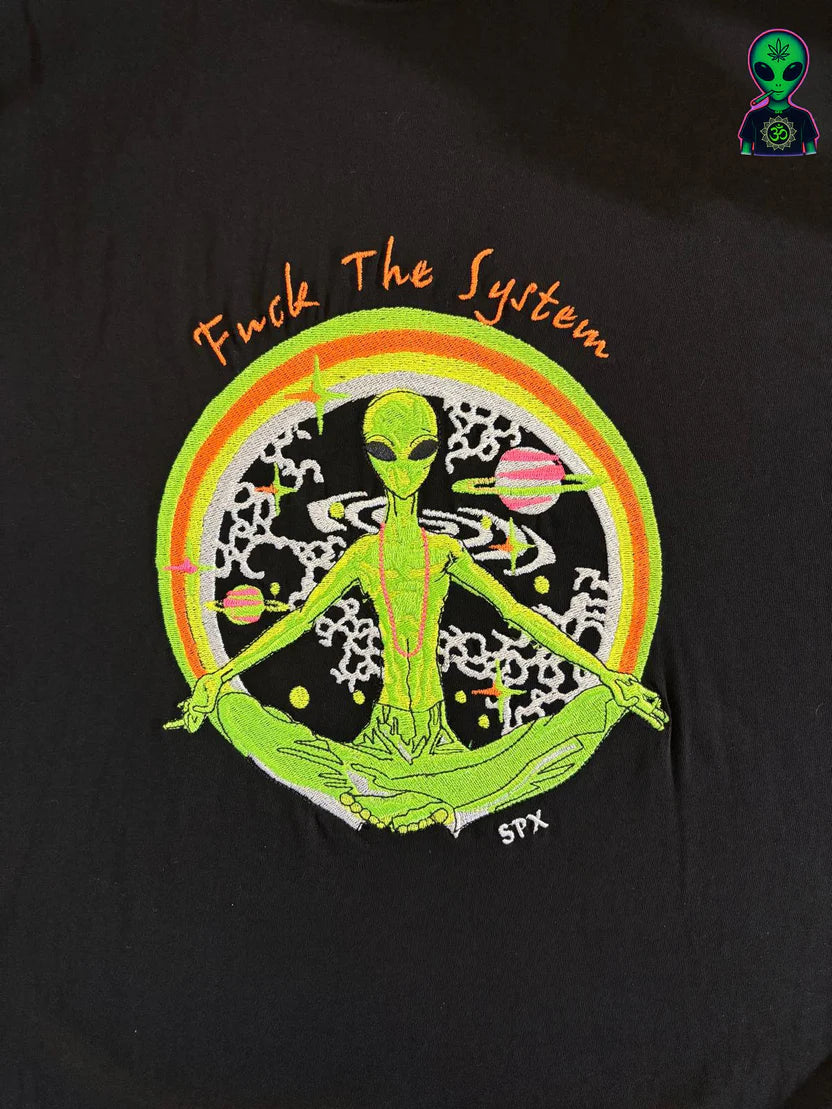 Bordado Fuck The System