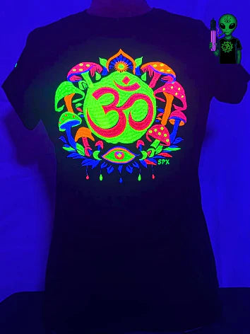 Bordado Mandala Ohm Mushrooms