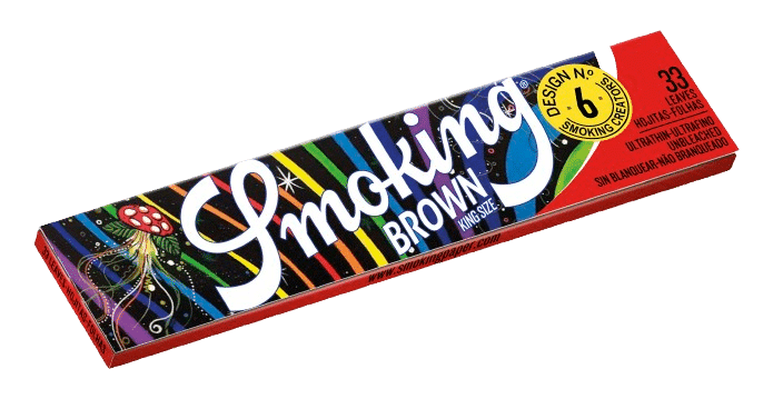 Smoking King Size Brown + Tips (Edição Paper Creators)