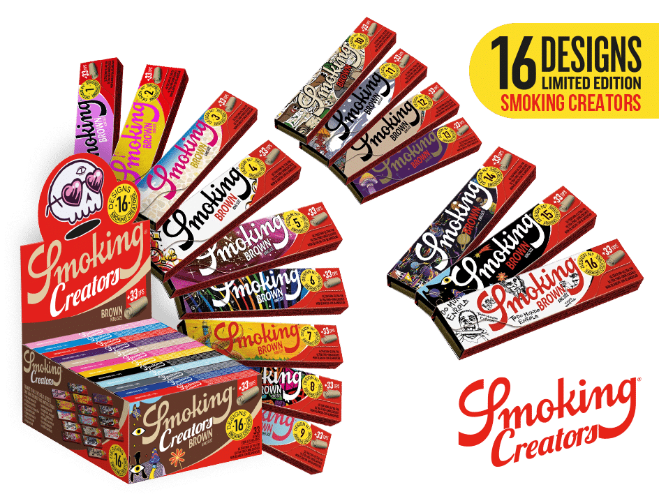 Smoking King Size Brown + Tips (Edição Paper Creators)