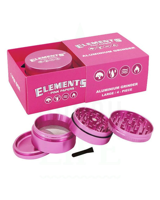 Grinder Metálico Elements Pink