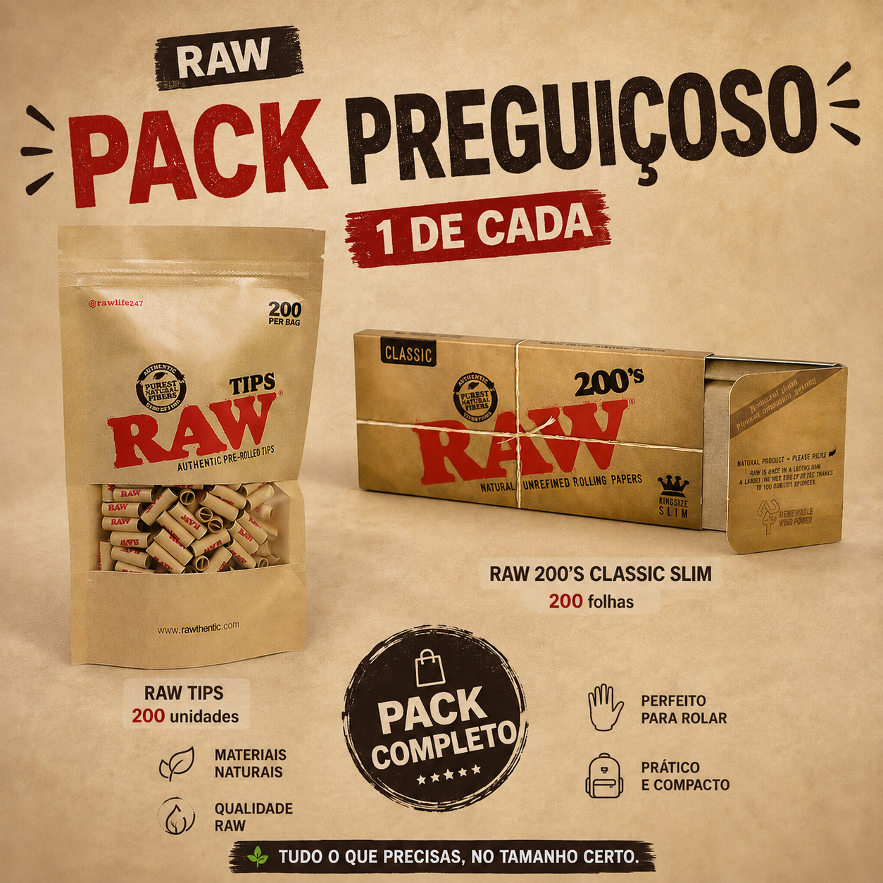 RAW Pack Preguiçoso