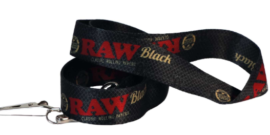 RAW Black Lanyard (Fita Porta-chaves)