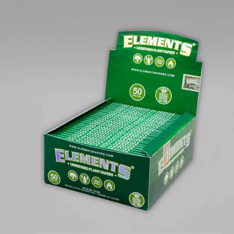 Elements King Size Slim Green