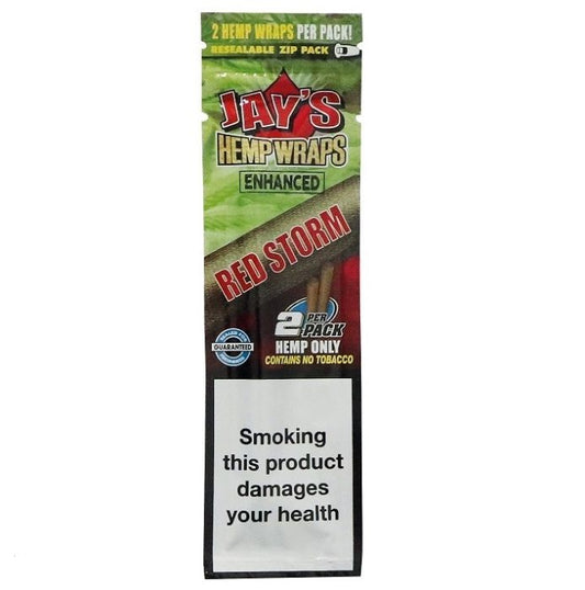 Juicy Jay Hemp Wraps Enhanced Red Storm (Cherry Pie)