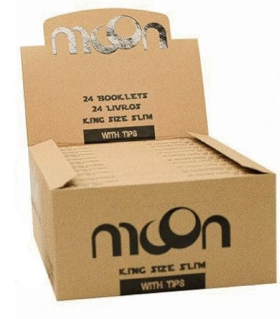 Mortalhas Moon Brown King Size + Tips