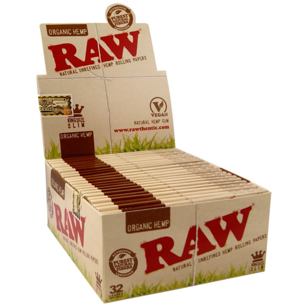 RAW King Size Classic Organic Hemp Slim