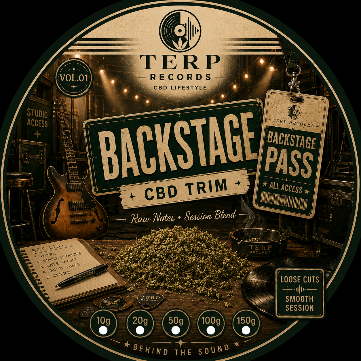 TERPRecords - Trim CBD (BackStage)