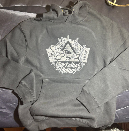 Sweatshirt com Hoodie Mortalhas aos Molhos