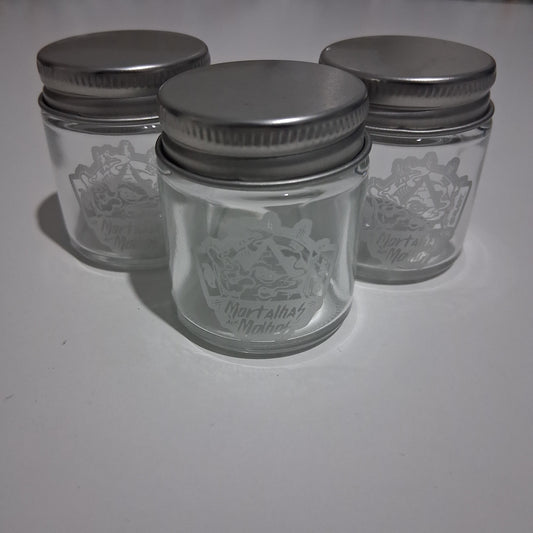 Frascos de Vidro Mortalhas aos Molhos