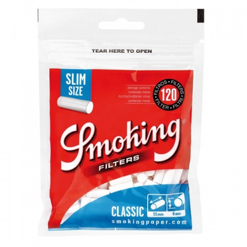Filtros Smoking Slim c/120